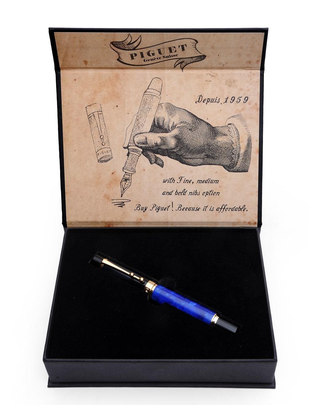 Piguet TAURUS Océan bleu Rollerball Pen