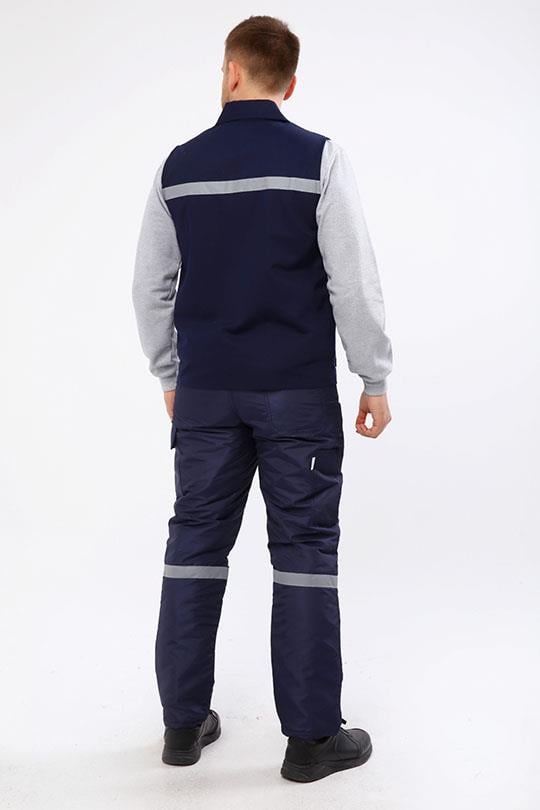 16X12 GABARDİN 4 CEPLİ YAZLIK YELEK-Lacivert