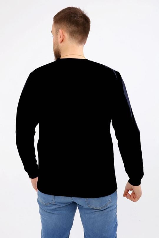 20/10 İKİ İPLİK O YAKA SWEAT OPANENT -Siyah