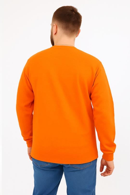 20/10 İKİ İPLİK O YAKA SWEAT OPANENT -Turuncu