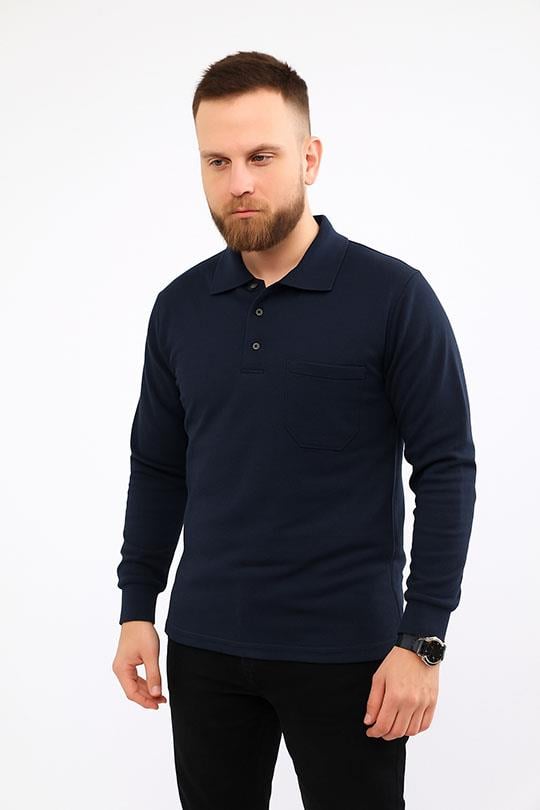 20/10 İKİ İPLİK P. YAKA SWEAT OPANENT -Lacivert