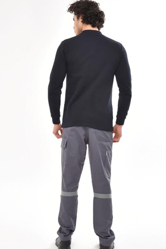 20/10 İKİ İPLİK P. YAKA SWEAT OPANENT -Siyah