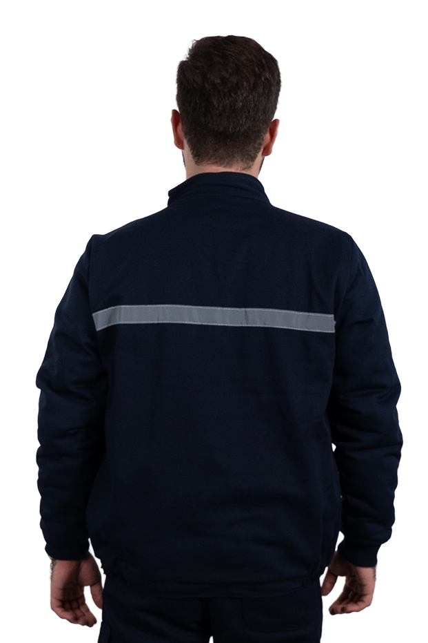 7/7 Fleece-Lined Winter Work Jacket - Navy Blue