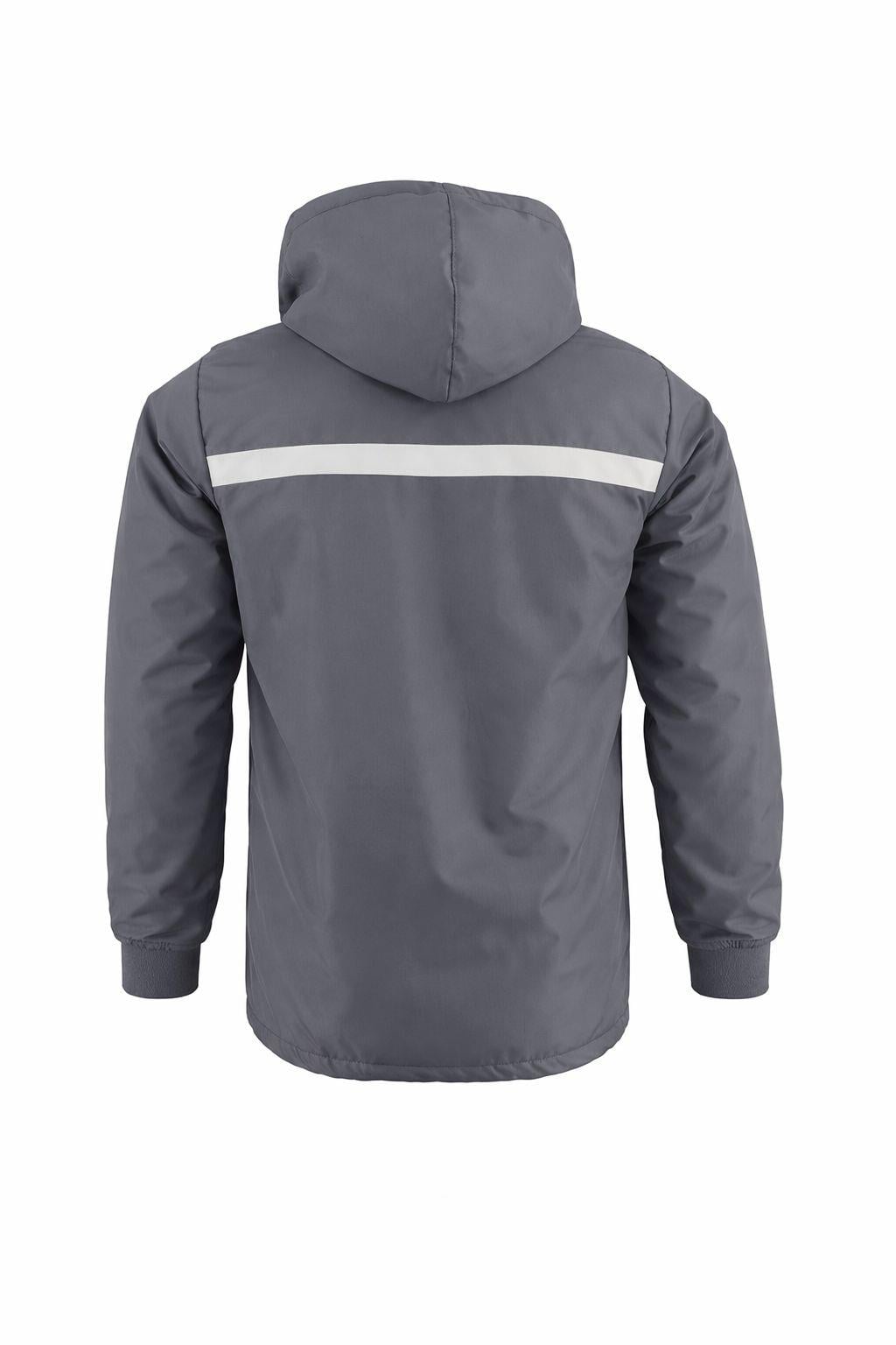  BONDIT FLEECE COAT WITH HOOD - Smoke Gray