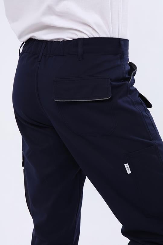 MULTI-POCKET TROUSERS FROM BLEND - Navy Blue