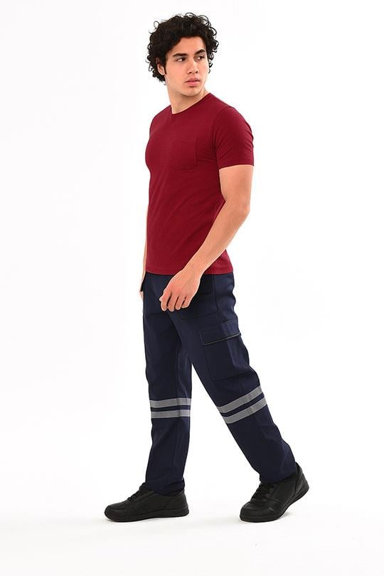 MUALTA 30/1 SUP. O YAKA TSHİRT OPANENT-Bordo