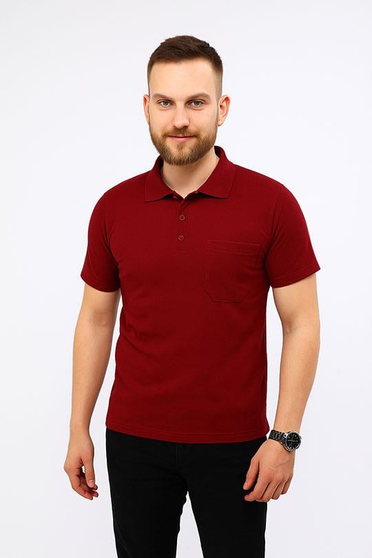 MUALTA 30/1 SUPREM POLOYAKA TSHİRT OPANENT -Bordo