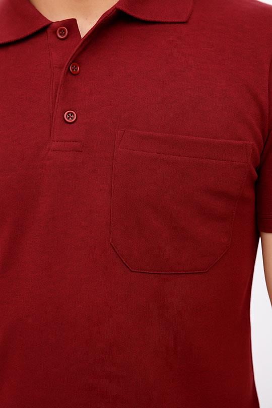 MUALTA 30/1 SUPREM POLOYAKA TSHİRT OPANENT -Bordo