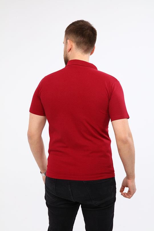 MUALTA PİKE ÖRME POLO YAKA TSHİRT OPANENT -Bordo