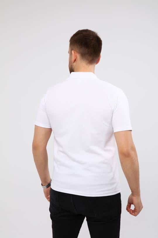 MUALTA PİKE ÖRME POLO YAKA TSHİRT OPANENT -Beyaz