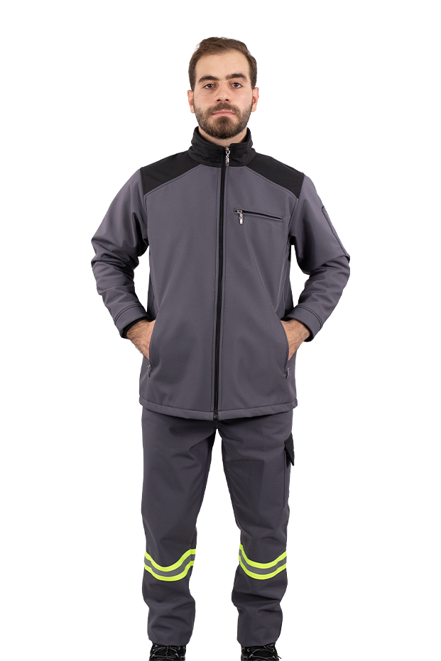 Mualta Softshell Standard Jacket - Grey - Black