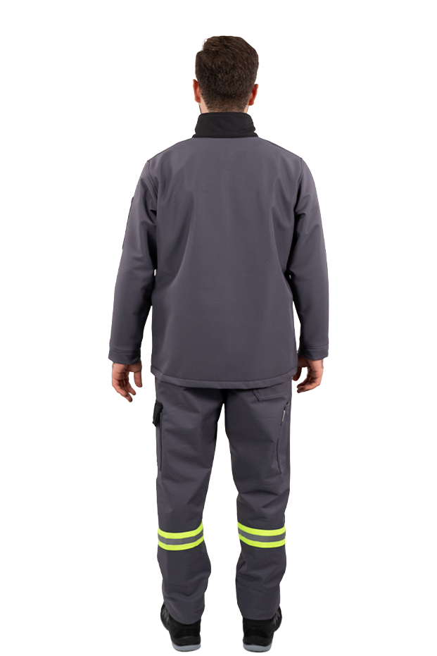 Mualta Softshell Standard Jacket - Grey - Black