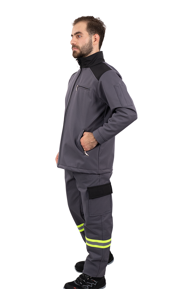 Mualta Softshell Standard Jacket - Grey - Black