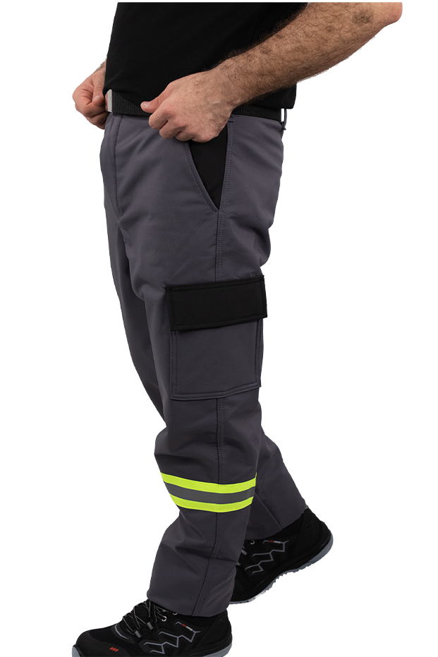 MUALTA SOFTSHELL WORK PANTS - Medium Grey