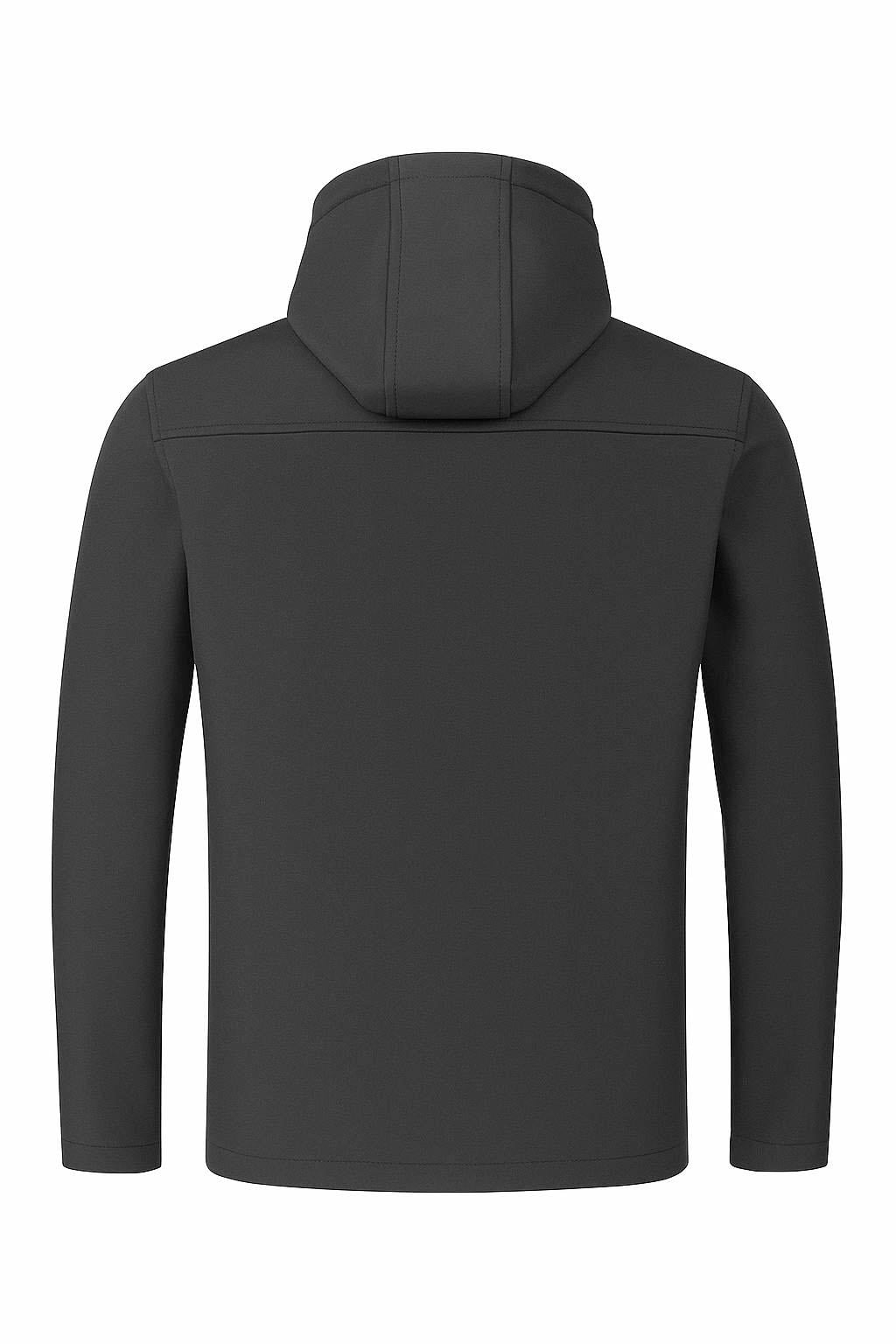 SOFTSHELL 3 CEPLİ KAPÜŞONLU MONT-Füme Gri
