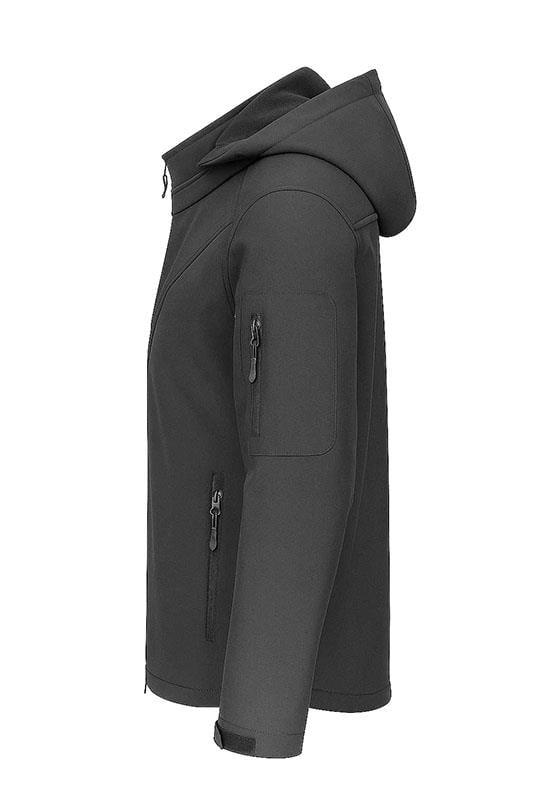 SOFTSHELL 3 CEPLİ KAPÜŞONLU MONT-Füme Gri
