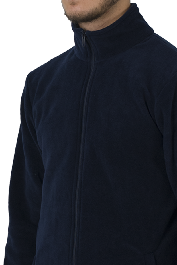 CLASSIC FLEECE JACKET 2 POCKETS - NAVY BLUE