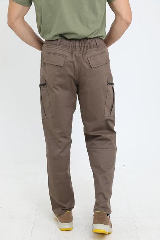 TAKTİK PANTOLON HERMES KUMAŞ LİKRALI-Kahverengi
