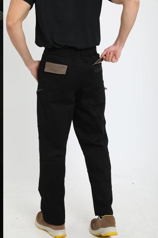TAKTİK PANTOLON HERMES KUMAŞ LİKRALI-Siyah - Kahve