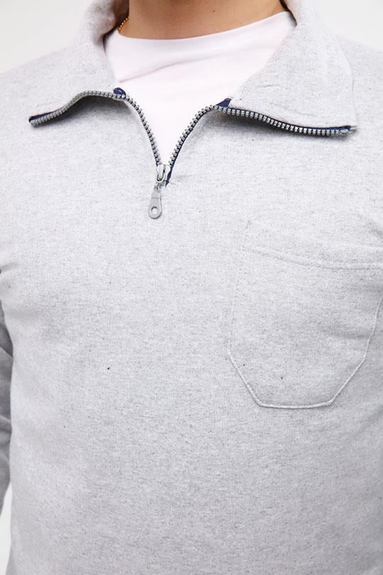 ÜÇ İPLİK BALIKÇIYAKA SWEAT OPANENT -Melanj Gri