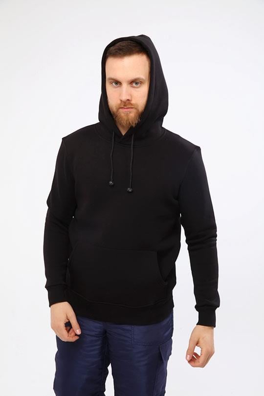 ÜÇ İPLİK KAPÜŞONLU SWEAT OPANENT-Siyah