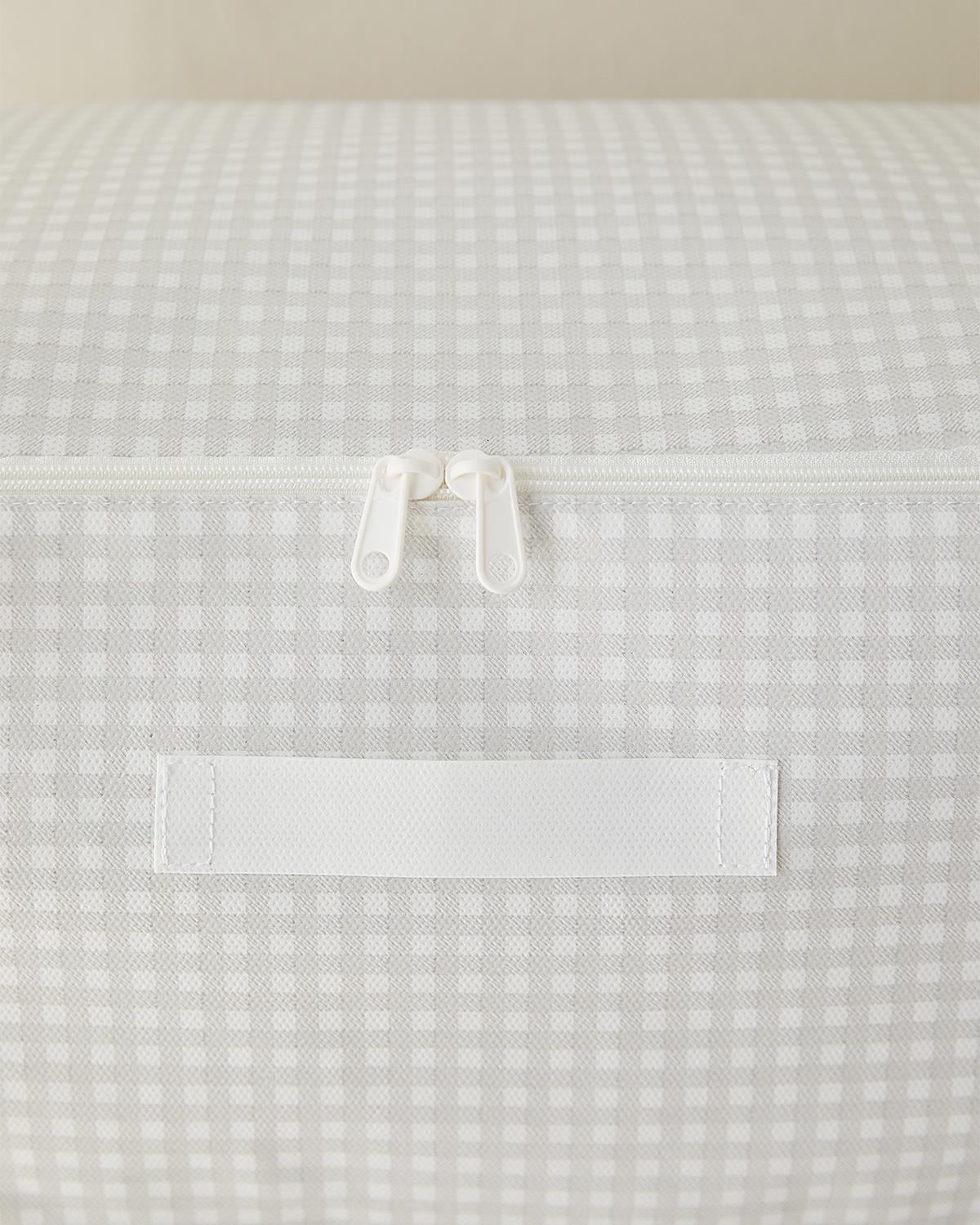 4'lü Orta Boy Gri Pötikare Hurç Set 52 x 28 x 21 cm