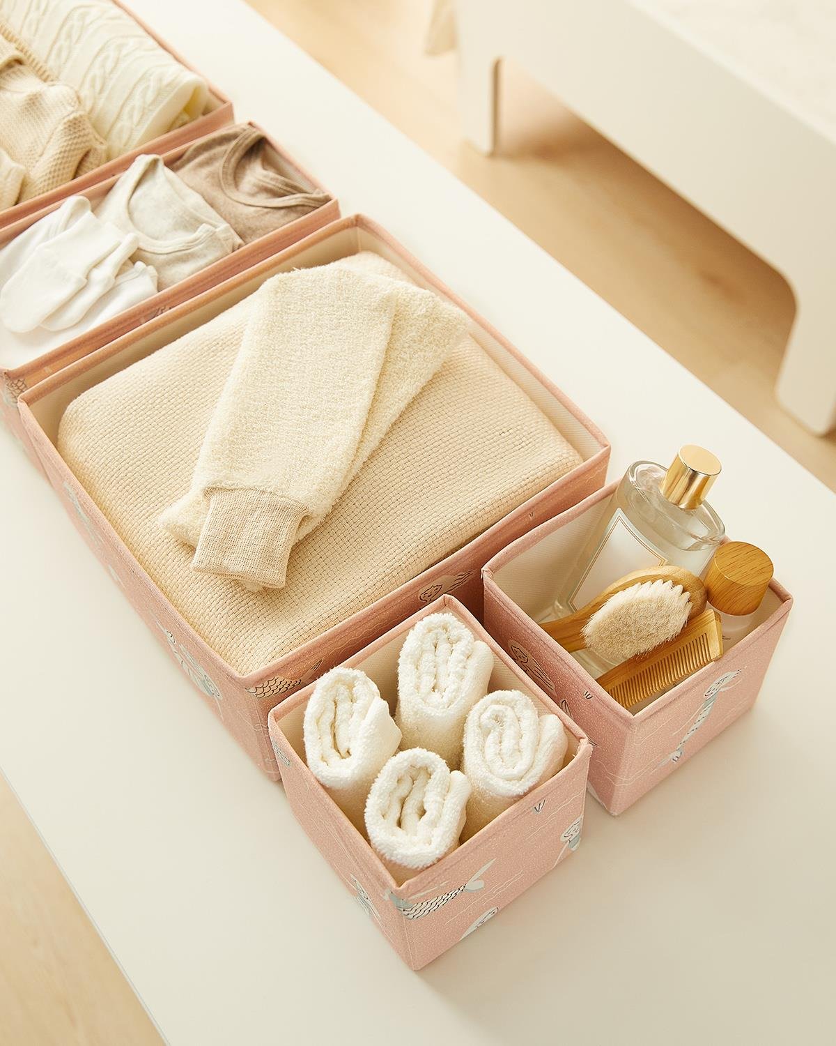 6'lı Çocuk Odası Deniz Kızı Çekmece İçi Düzenleyici Kutu