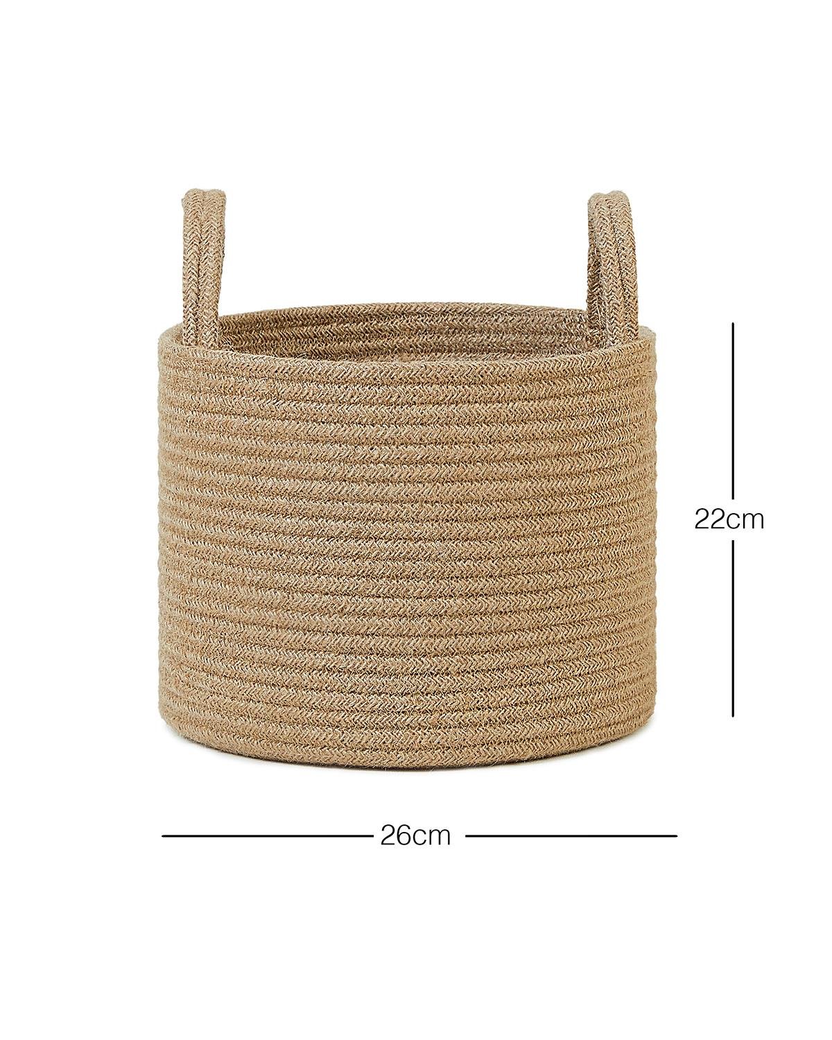 Jüt Halat Sepet 26 x 22 cm
