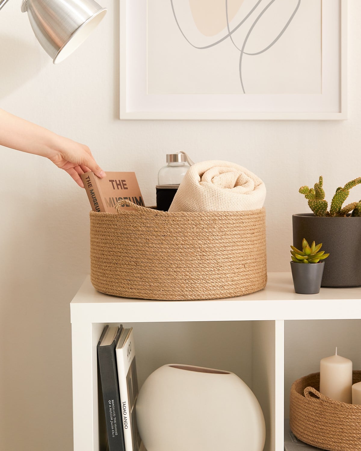 Ocean Home Jüt Halat Sepet // 35x15