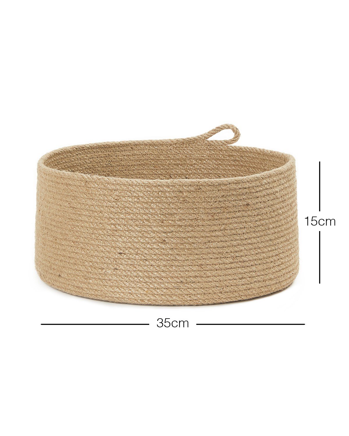 Ocean Home Jüt Halat Sepet // 35x15