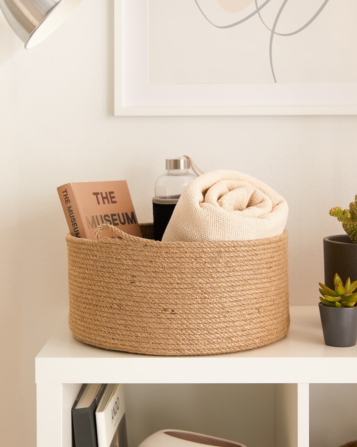 Ocean Home Jüt Halat Sepet // 35x15