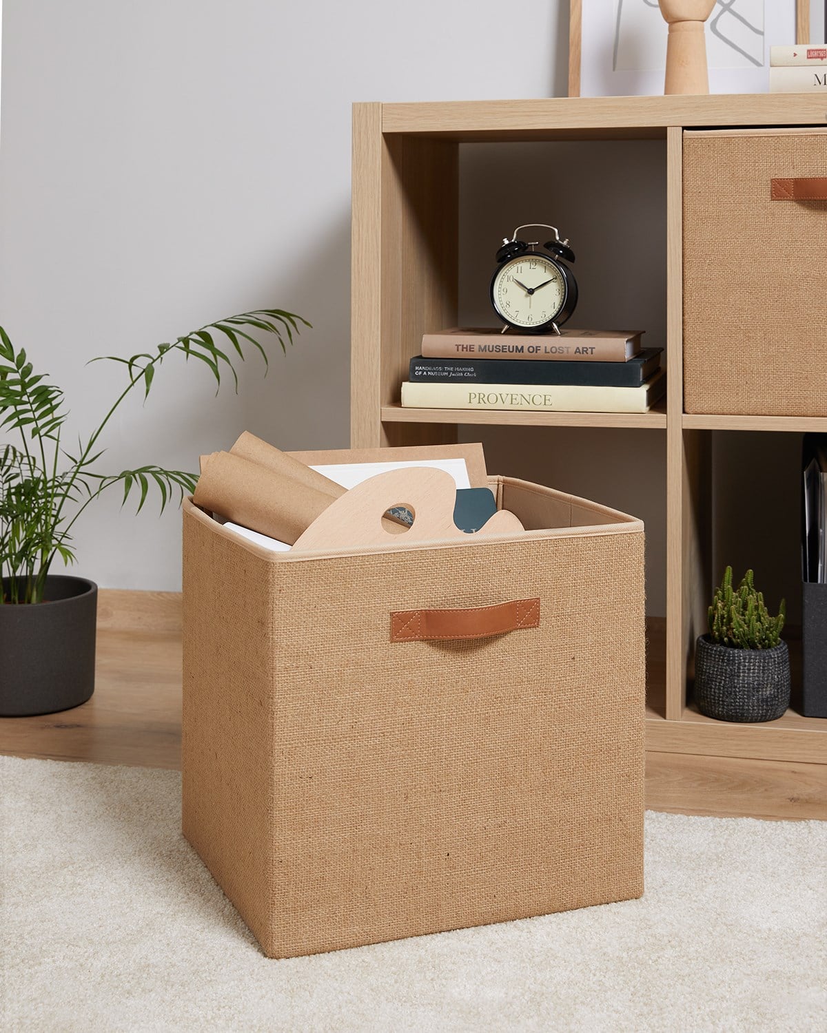 Ocean Home Textile 2'li Jüt Kutu Set 33x30x33 cm