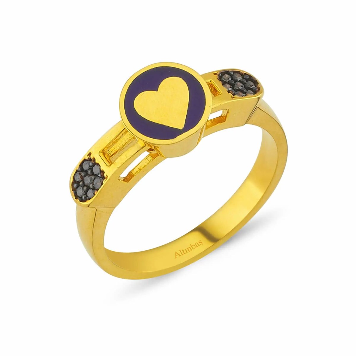 22 Ayar Altın Kalp Yüzük