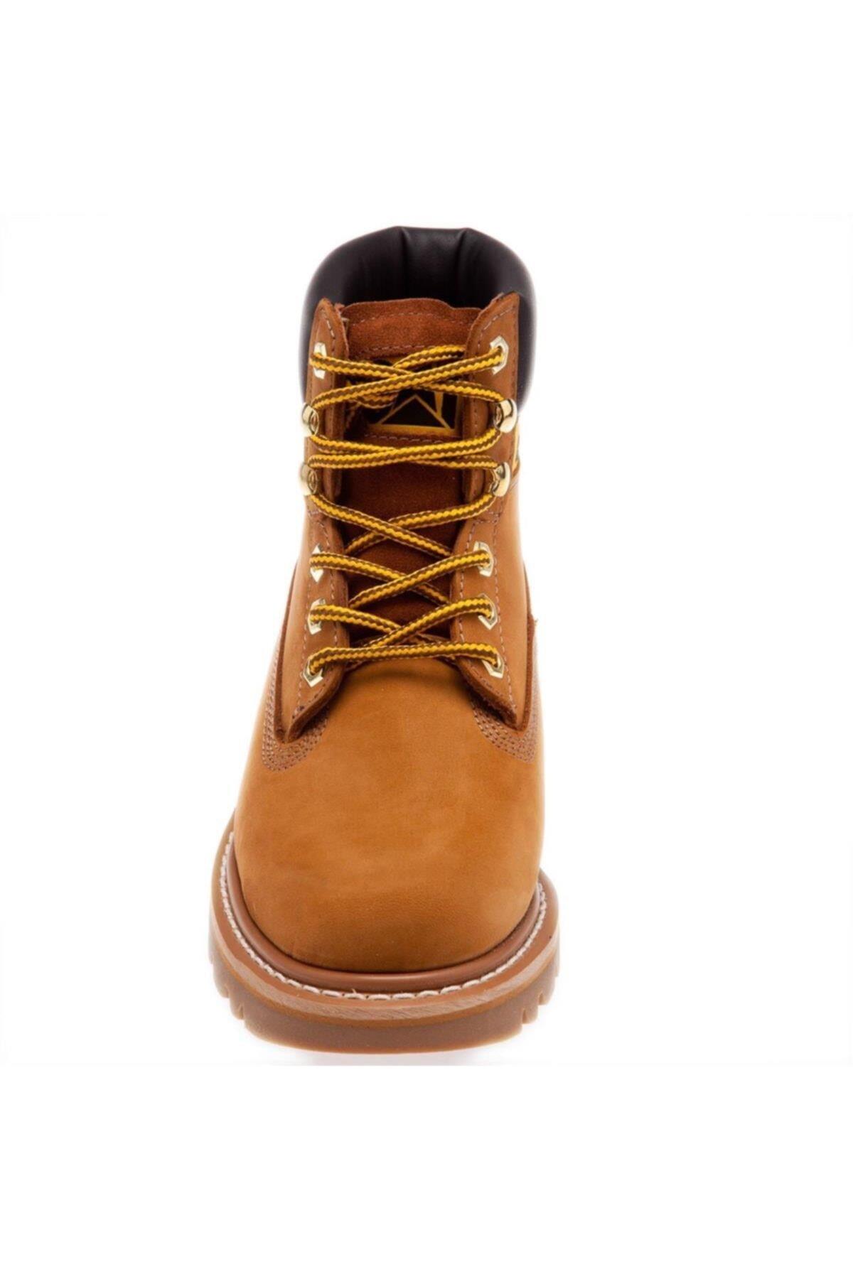 015G0095 Colorado Hakiki Deri Kadın Bot Sarı