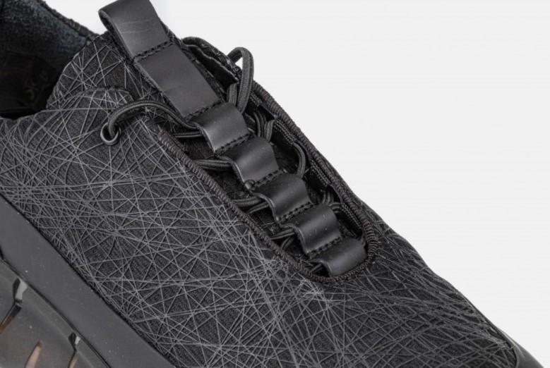 12548 Süet Detaylı Hakiki Deri Sneaker Siyah