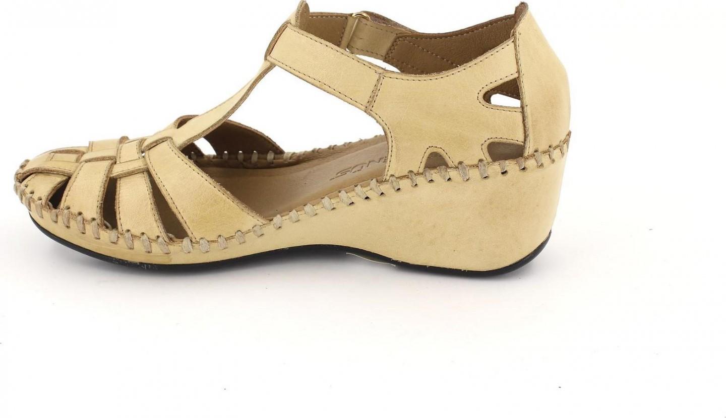 18791382 Comfort Taban Hakiki Deri Sandalet Bej