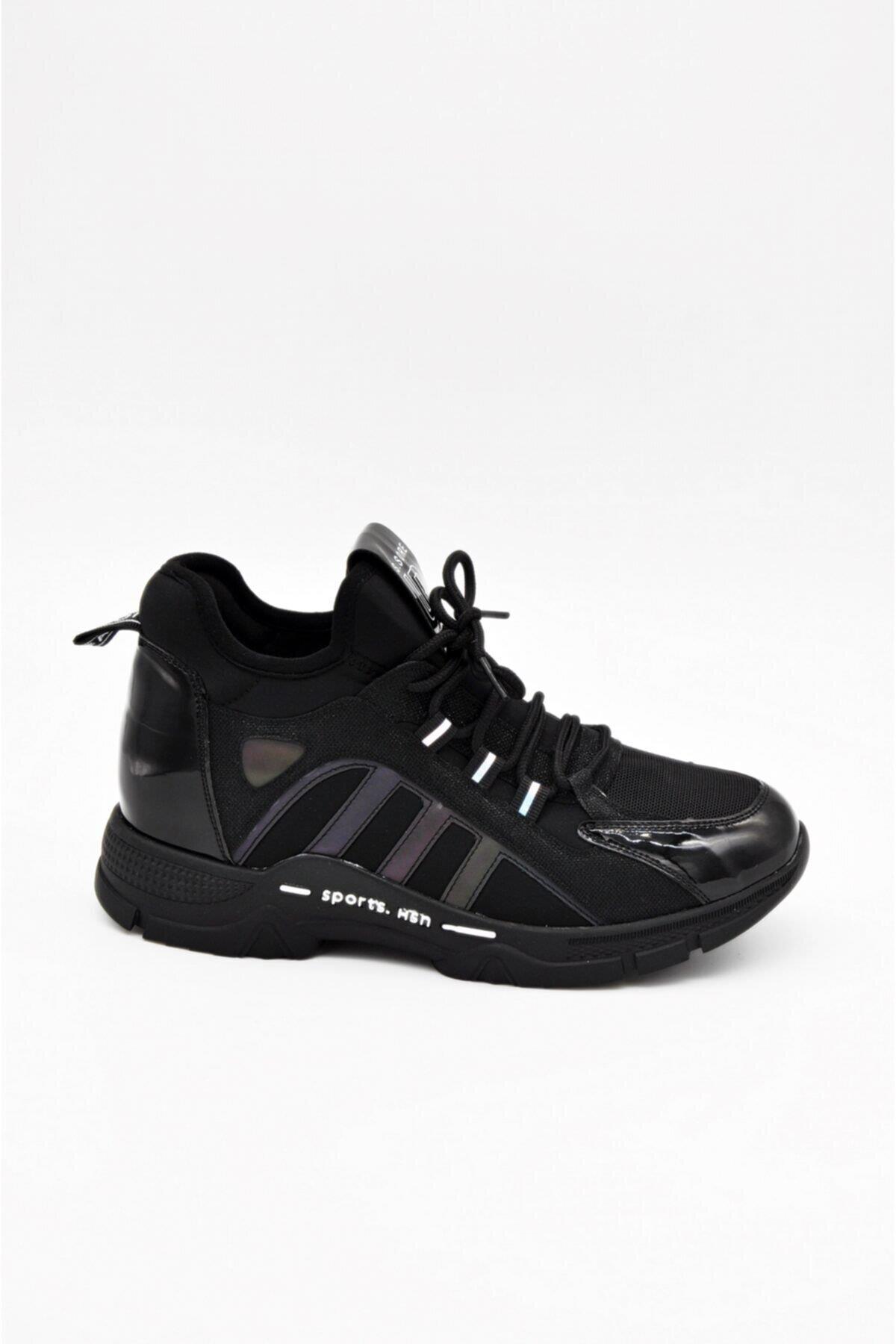 21K301-8 Kadın Sneaker Spor Ayakkabı Siyah