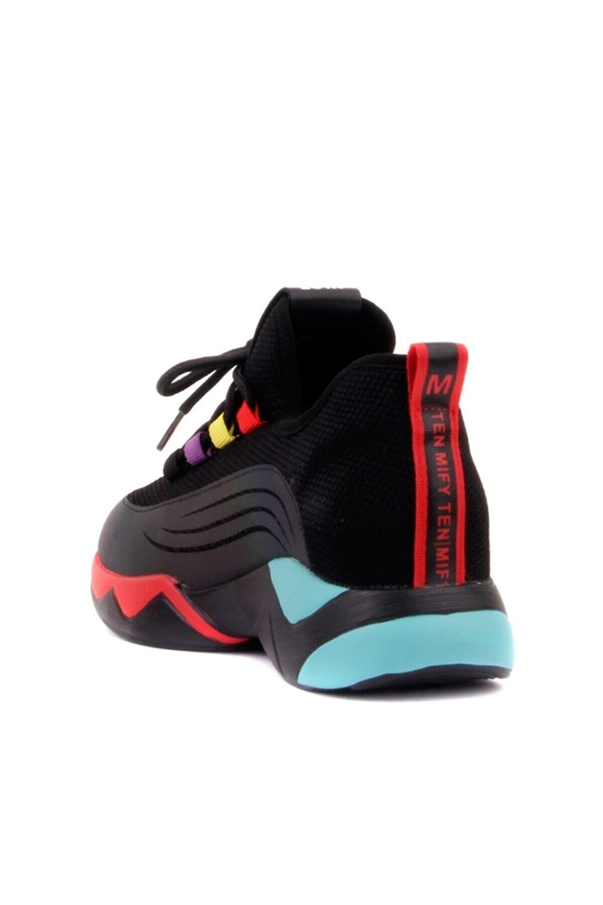 21K399 Kadın Günlük Sneaker Spor Ayakkabı Siyah