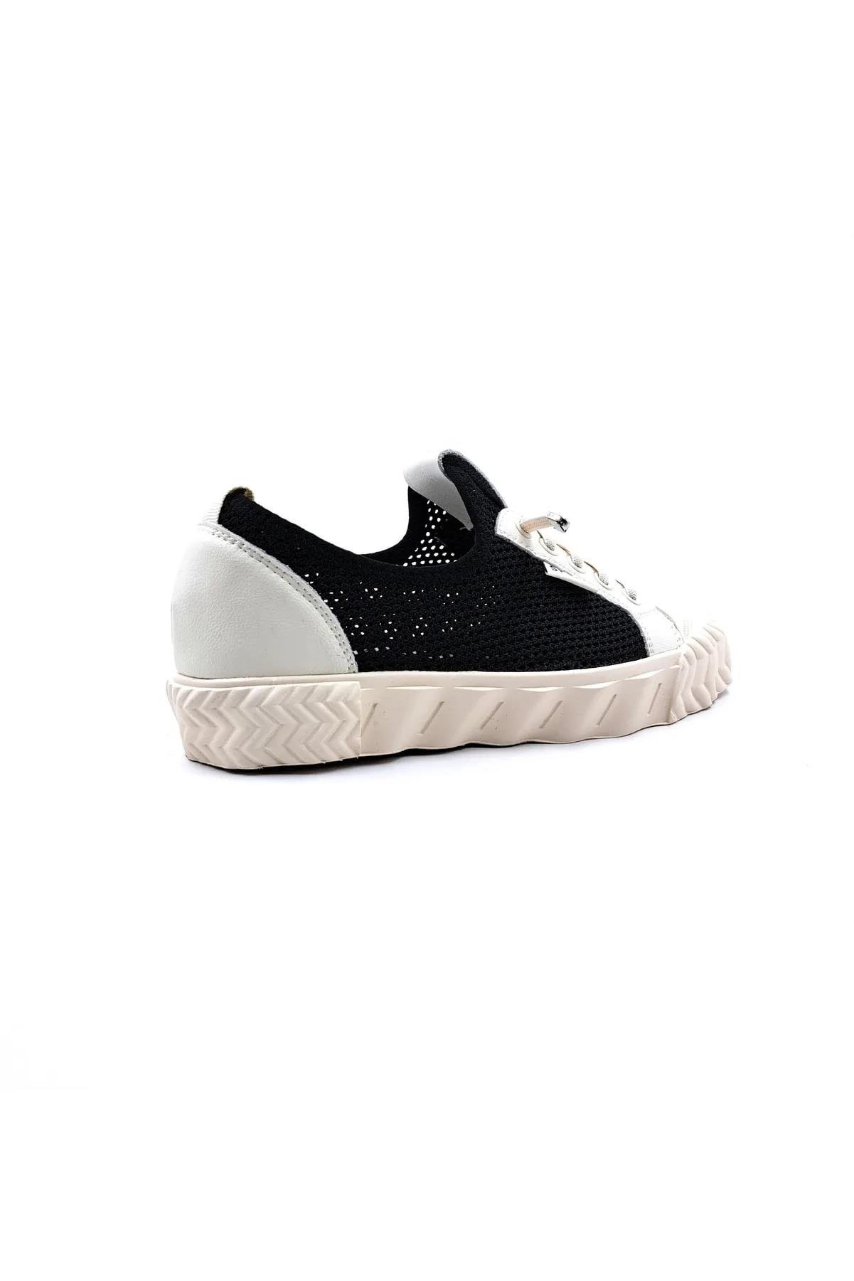 23Y386 Yazlık Fileli Kadın Sneaker Spor Ayakkabı Siyah
