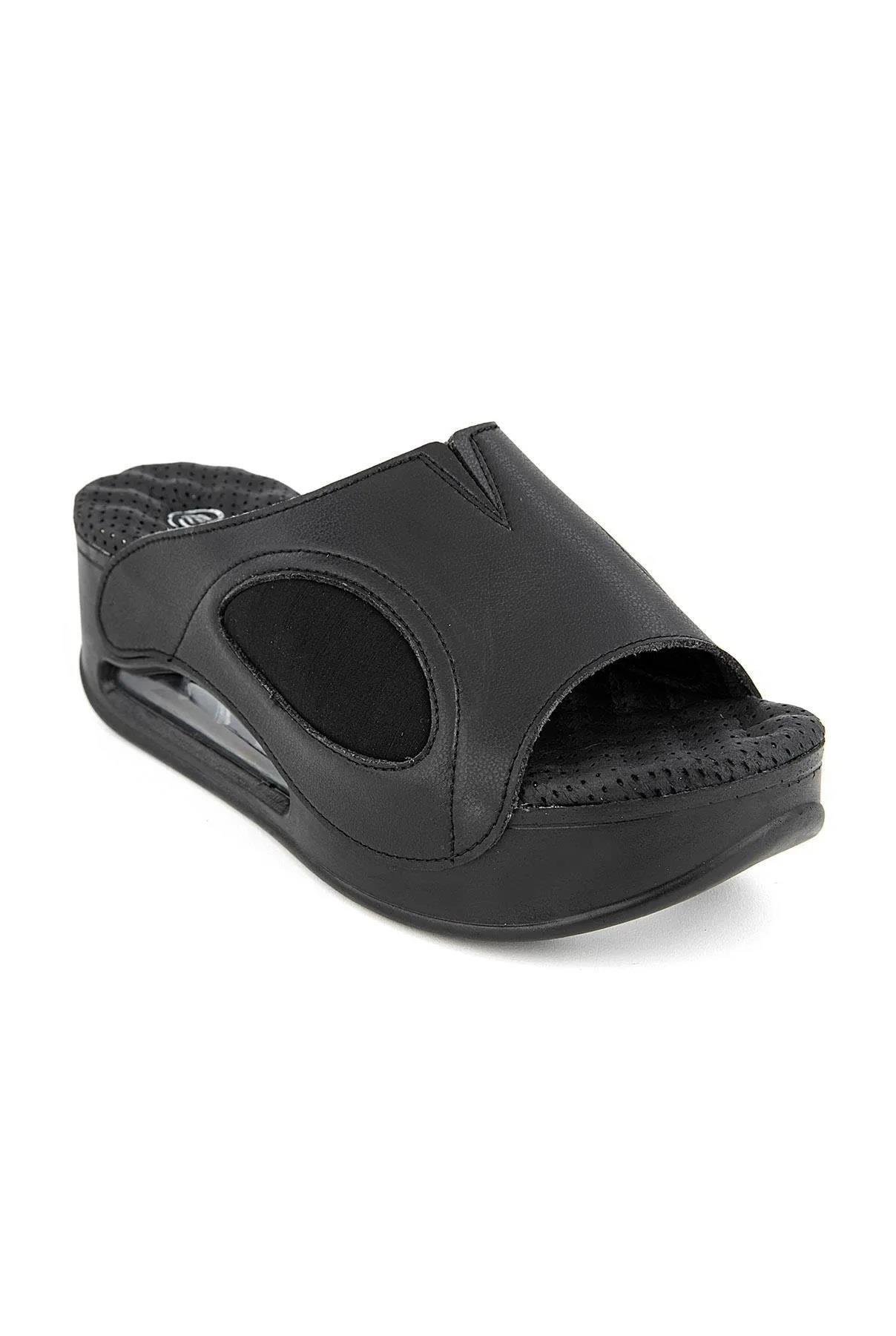 33201 Lofty Kemik Çıkıntısı Air Max Tabanlı Terlik Siyah