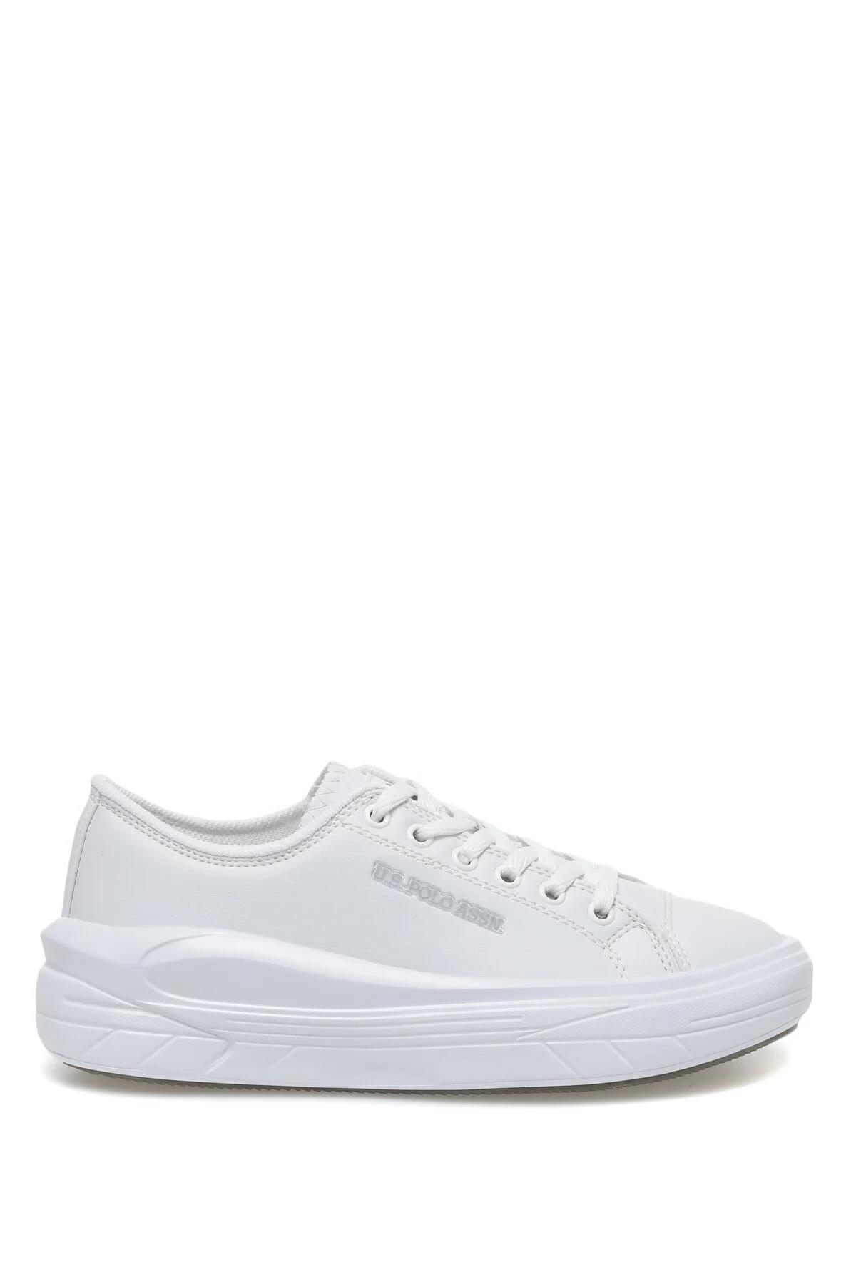 G.Cleme Pu Unisex Günlük Sneaker Spor Ayakkabı Beyaz