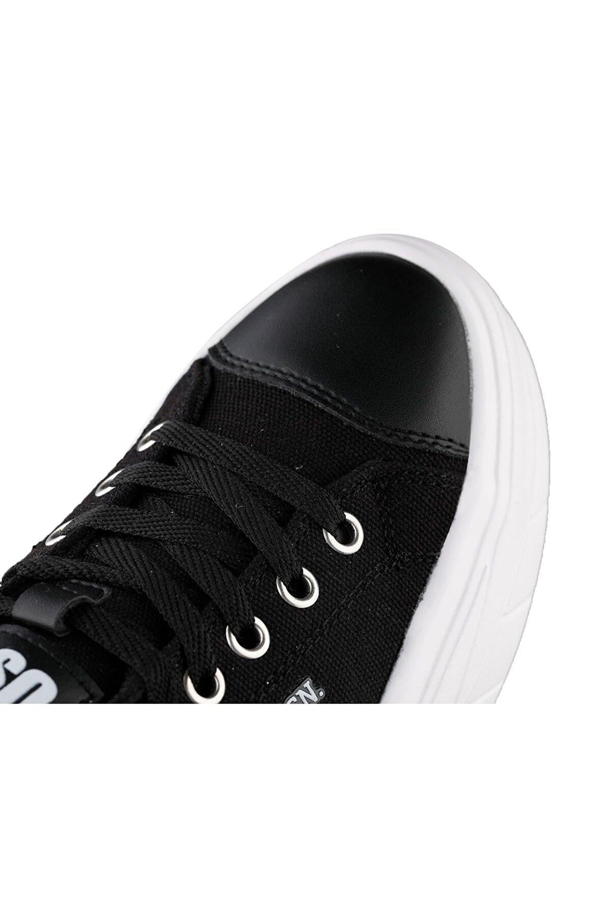 G.Cleme Unisex Günlük Sneaker Spor Ayakkabı Siyah