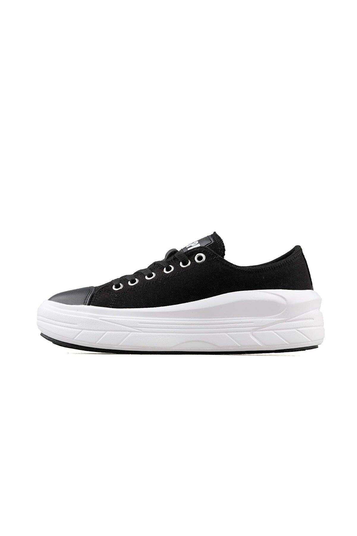 G.Cleme Unisex Günlük Sneaker Spor Ayakkabı Siyah