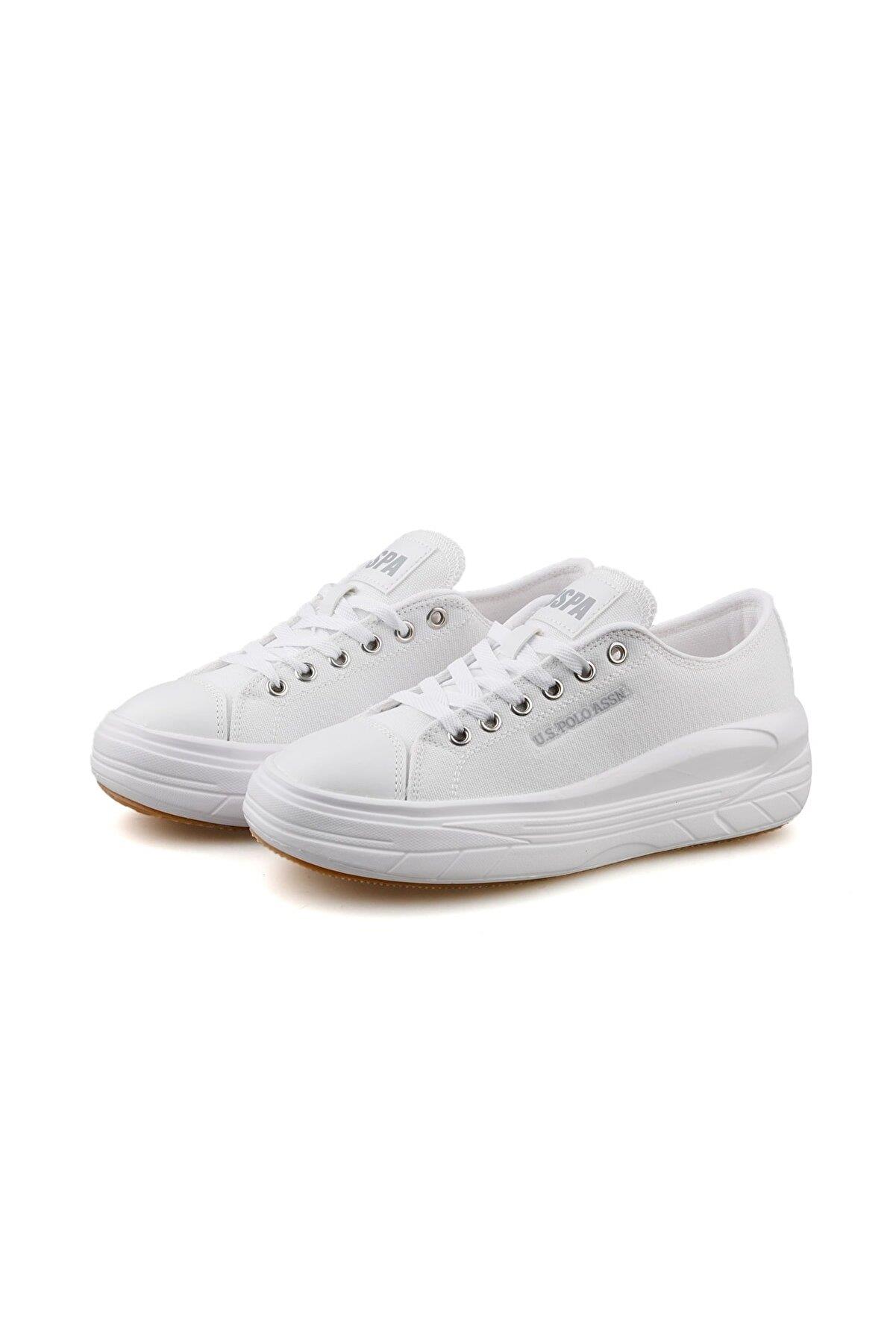 G.Cleme Unisex Günlük Sneaker Spor Ayakkabı Beyaz