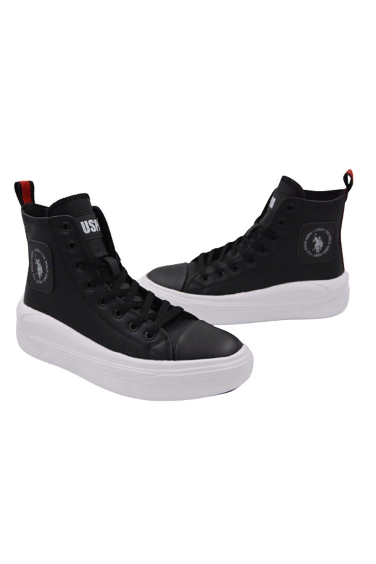 G.Clementine Pu Unisex Günlük Uzun Spor Ayakkabı Siyah