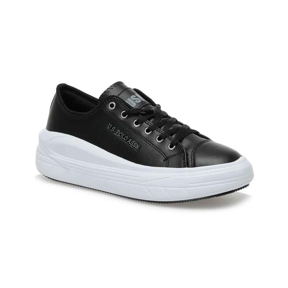 G.Cleme Pu Unisex Günlük Sneaker Spor Ayakkabı Siyah