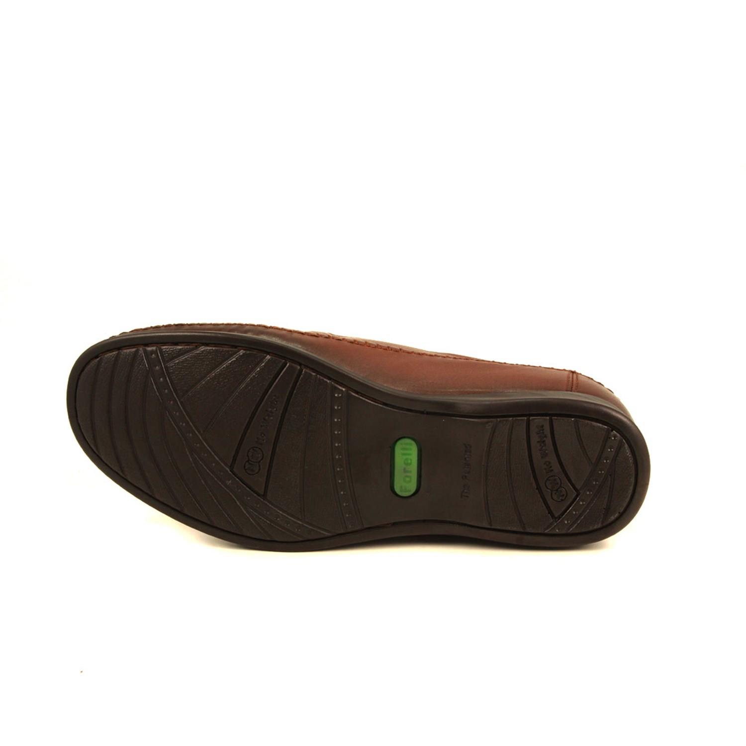 M10601 Hakiki Deri Erkek Comfort Ayakkabı Taba