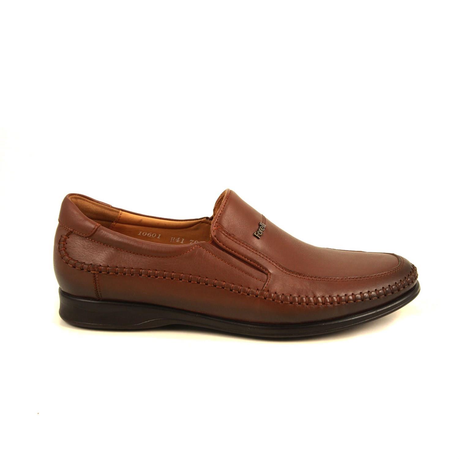 M10601 Hakiki Deri Erkek Comfort Ayakkabı Taba