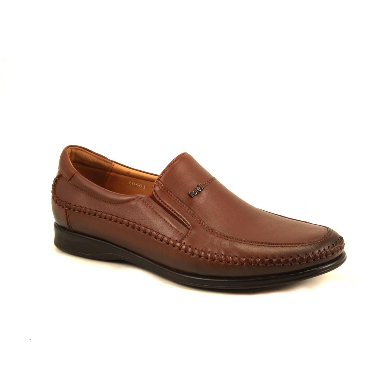 M10601 Hakiki Deri Erkek Comfort Ayakkabı Taba