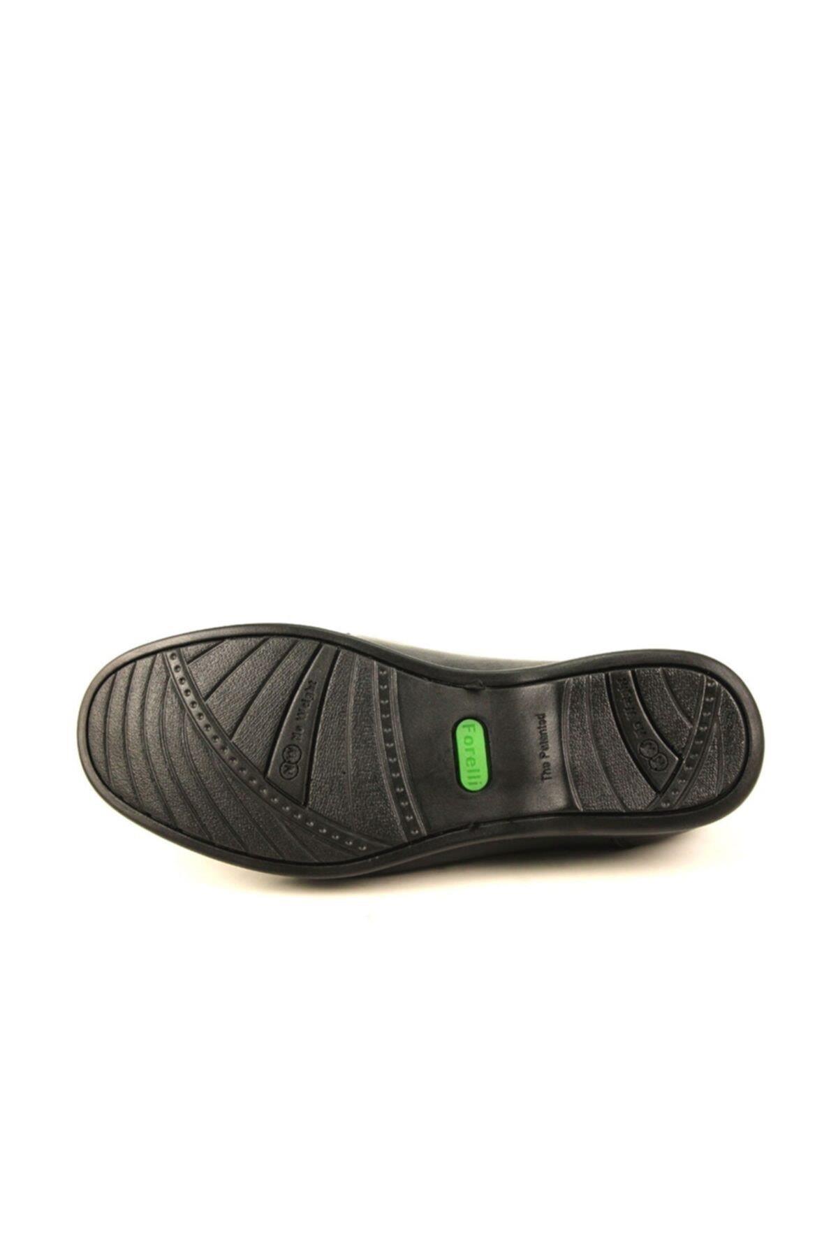 M10601 Hakiki Deri Erkek Comfort Ayakkabı Siyah